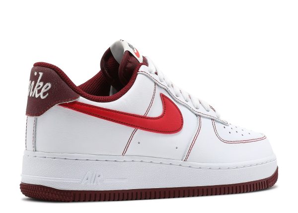 Air Force 1 '07 'White University Red'