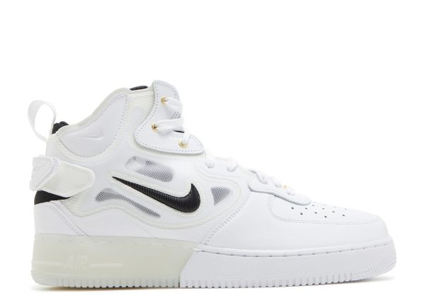 Air Force 1 Mid React '40th Anniversary - White Black'