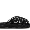 Air More Uptempo Slide 'Black - Grey Sole'