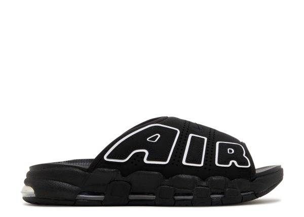 Air More Uptempo Slide 'Black - Grey Sole'