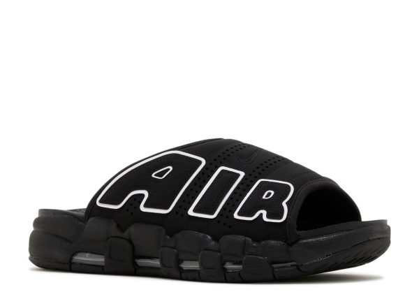 Air More Uptempo Slide 'Black - Grey Sole'