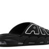 Air More Uptempo Slide 'Black - Grey Sole'