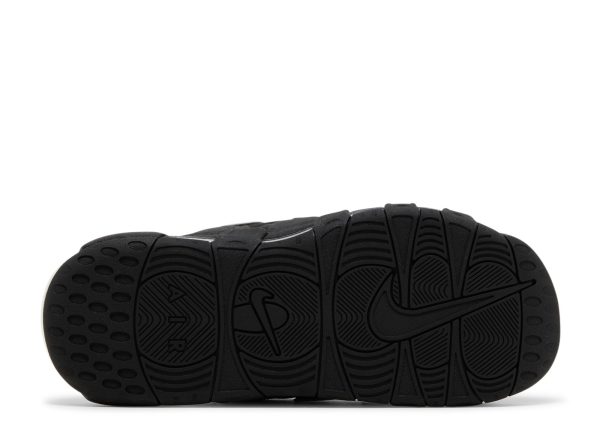 Air More Uptempo Slide 'Black - Grey Sole'