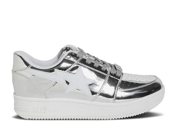 Bapesta Low 'Silver Foil'