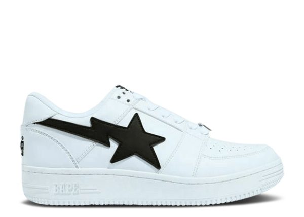 Bapesta M1 Low 'White Black'