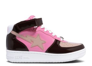 Bapesta Mid 'Brown Pink'