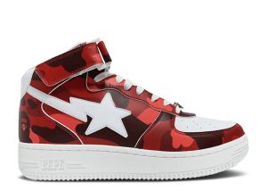 Bapesta Mid 'Camo Red'