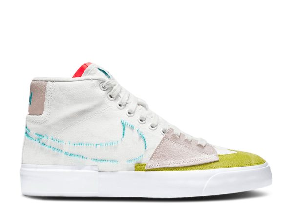 Blazer Mid Edge SB 'Orange Aqua'
