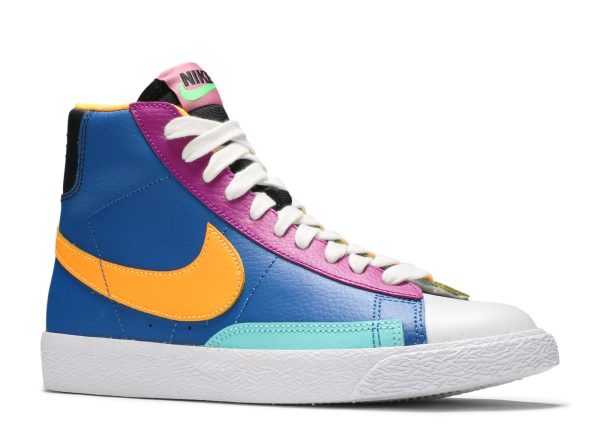 Blazer Mid GS 'Aurora Purple Orange'