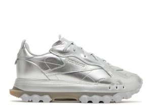 Cardi B x Wmns Classic Leather 'Silver Metallic Pewter'