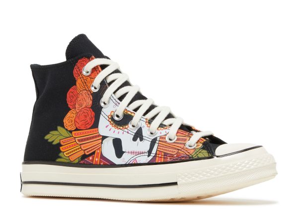 Chuck 70 High 'Dia de los Muertos - Black'