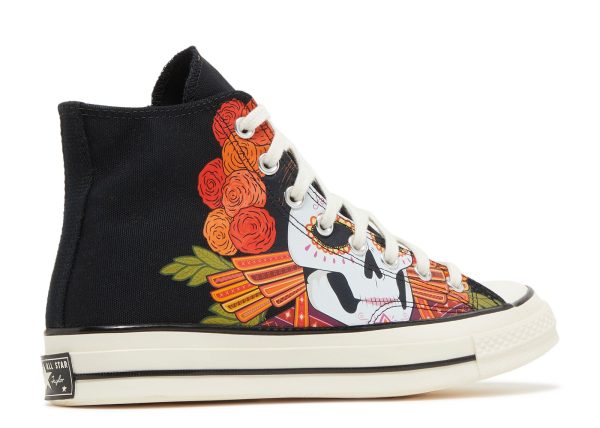 Chuck 70 High 'Dia de los Muertos - Black'