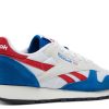 Classic Leather 'Make It Yours - White Vector Red Blue'