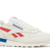 Classic Leather 'My Name Is - White Red Blue'