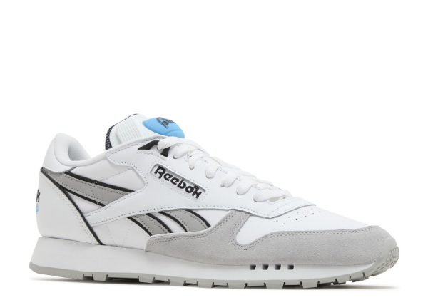 Classic Leather Pump 'White Pure Grey'
