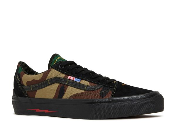 DEFCON x Old Skool GTX 'Black Woodland Camo'