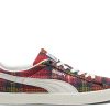 Harris Tweed x Suede Vintage 'Tartan - Red'
