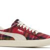 Harris Tweed x Suede Vintage 'Tartan - Red'
