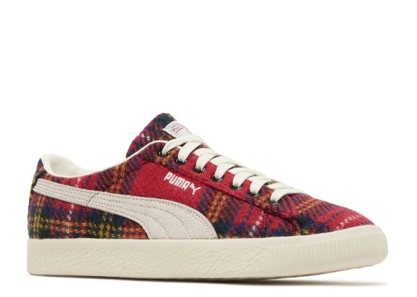 Harris Tweed x Suede Vintage 'Tartan - Red'