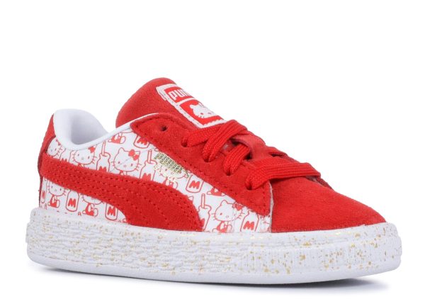 Hello Kitty x Suede Classic Infant 'Bright Red'