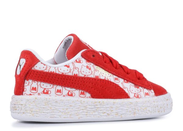 Hello Kitty x Suede Classic Infant 'Bright Red'
