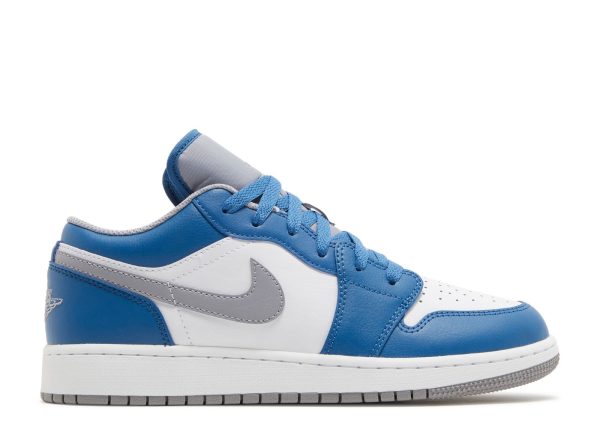 Jordan 1 Low GS 'True Blue Cement'
