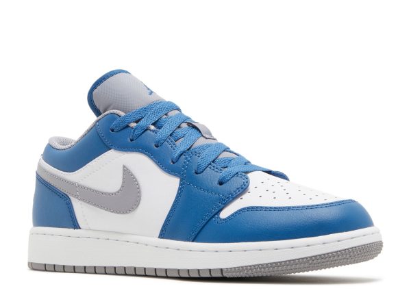Jordan 1 Low GS 'True Blue Cement'
