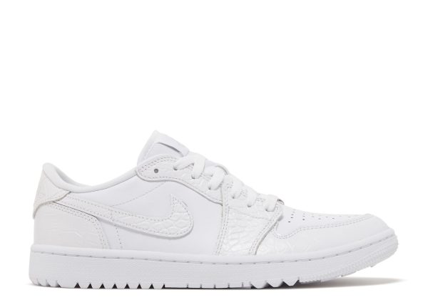 Jordan 1 Low Golf 'White Crocodile'