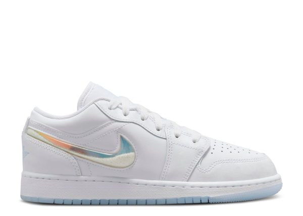 Jordan 1 Low SE GS 'Glitter Swoosh'