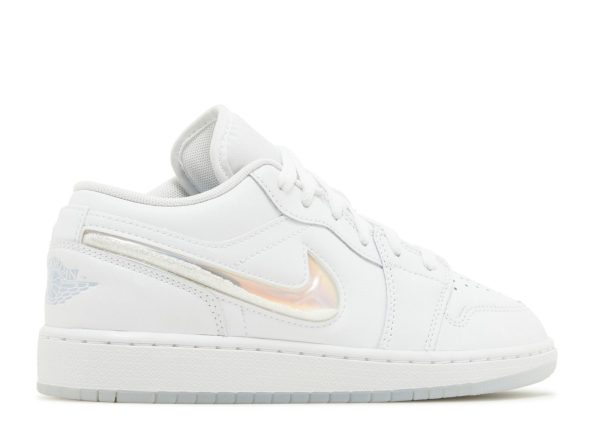 Jordan 1 Low SE GS 'Glitter Swoosh'