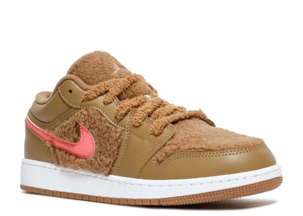 Jordan 1 Low Utility GS 'Teddy Bear'