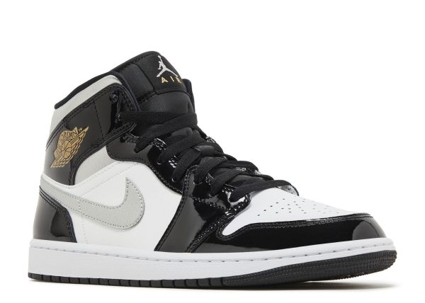 Jordan 1 Mid SE 'Black White Metallic Silver'
