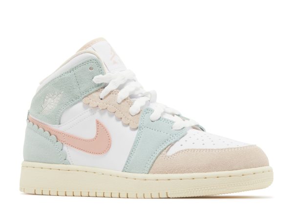 Jordan 1 Mid SE GS 'Scalloped Edge'