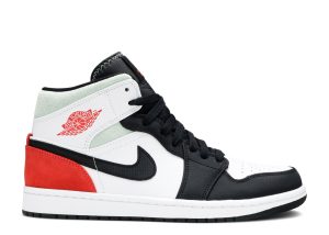 Jordan 1 Mid SE 'Red Black Toe'