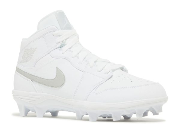 Jordan 1 Mid TD Cleat 'Grey Fog'
