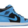 Jordan 1 Mid 'University Blue Black'
