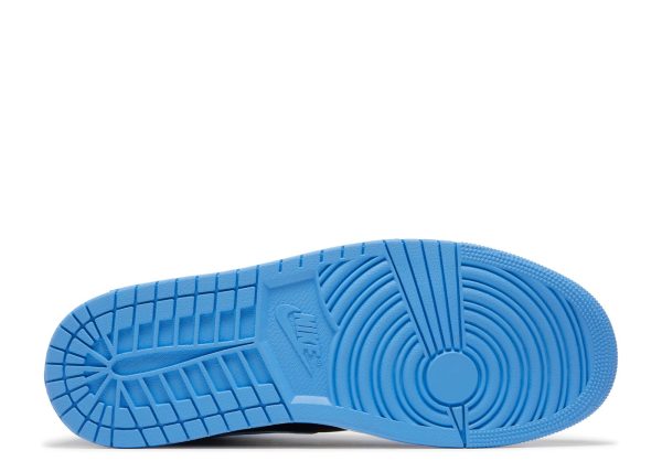 Jordan 1 Mid 'University Blue Black'