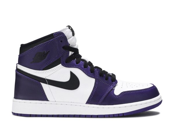 Jordan 1 Retro High OG GS 'Court Purple 2.0'