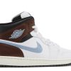 Jordan 1 Retro Mid SE 'Brown Blue Grey'