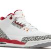 Jordan 3 Retro GS 'Cardinal Red'