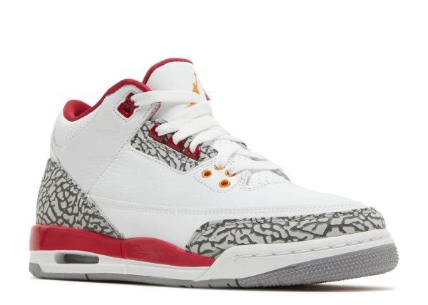 Jordan 3 Retro GS 'Cardinal Red'