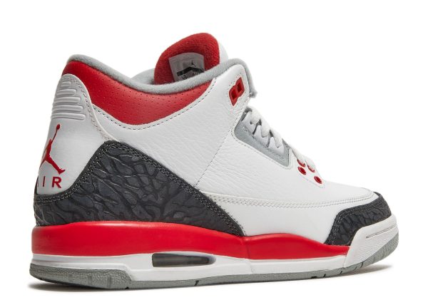 Jordan 3 Retro GS 'Fire Red' 2013