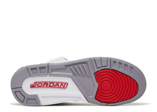 Jordan 3 Retro GS 'Fire Red' 2022