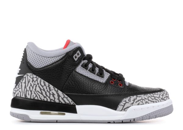 Jordan 3 Retro OG BG 'Black Cement' 2018