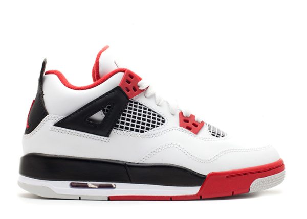 Jordan 4 Retro GS 'Fire Red' 2012