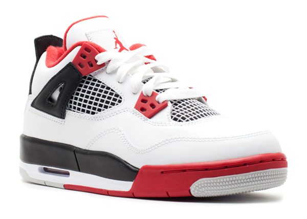 Jordan 4 Retro GS 'Fire Red' 2012