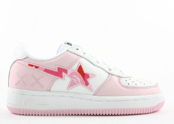 Kaws x Bapesta FS-001 Low 'Pink Camo'