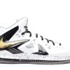 LeBron 10 P.S. Elite+ 'White Gold Black'