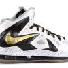LeBron 10 P.S. Elite+ 'White Gold Black'