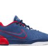 LeBron 21 'Navy University Red' Sample